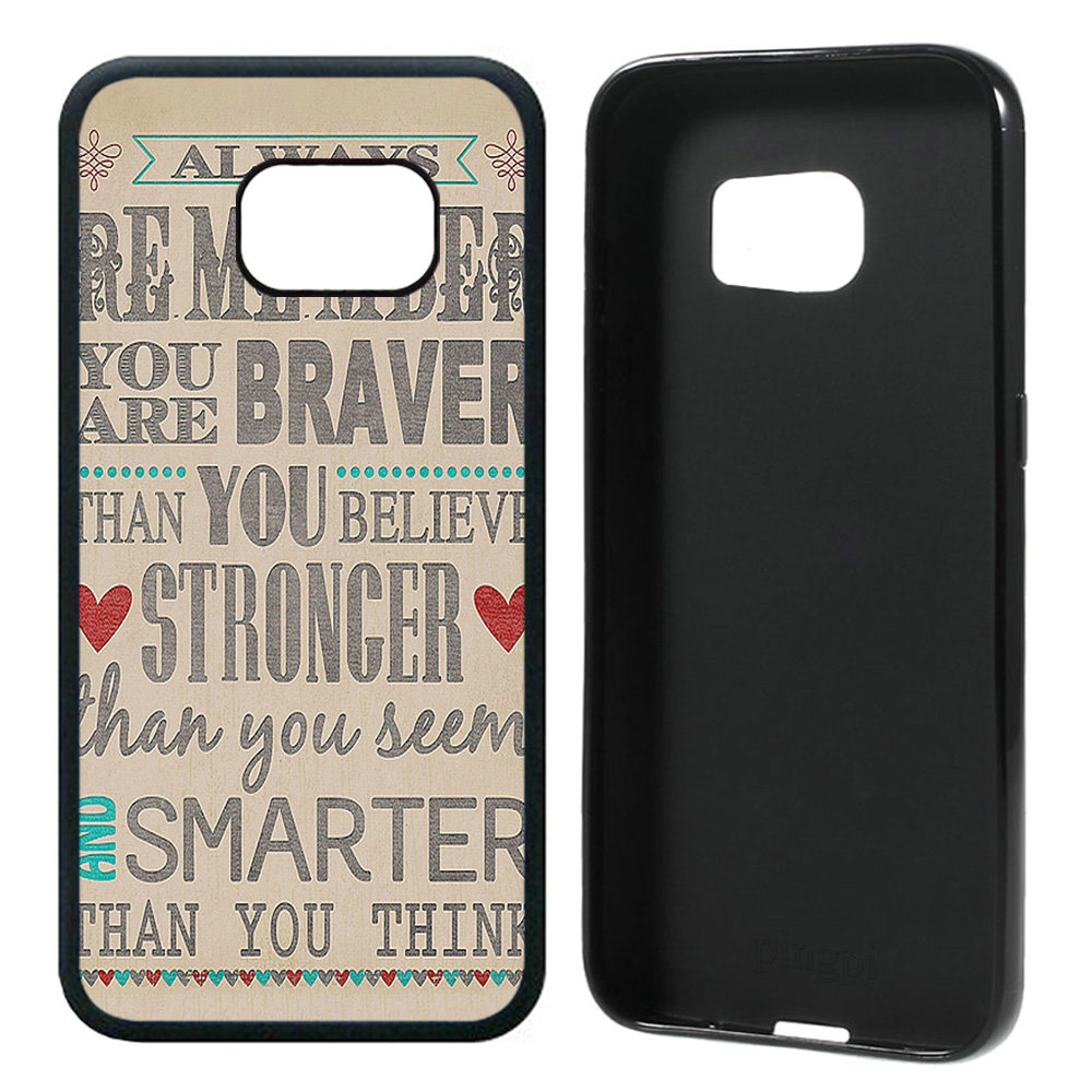 winnie the pooh quotes Case for Samsung Galaxy S7